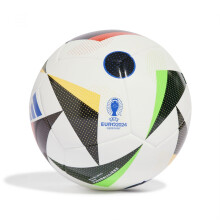 Fussballliebe Training Euro 2024 Ball IN9366, Unisex Footballs, White, 4 EU
