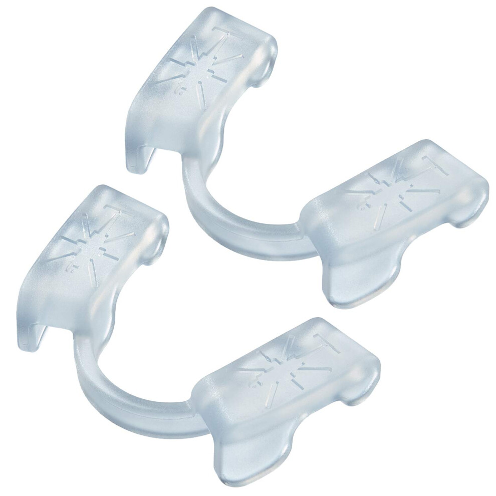 Powerlifting Mouthguard(2 Pieces), Weight-Lifting Mouth Guard for Strength Training,Powerlift,Bodybuilding,Fitness Mouthpiece -Low Jaw-image-OPC-PFBBN85-NEW