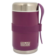 520ml Insulated Food Flasks for Hot Food – Double-Wall Stainless Steel Hot Food Flask with Spoon – Thermal Lunch Box Keeps Meals Drinks Hot or