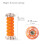 TRIGGERPOINT PERFORMANCE THERAPY NANO Fotmassager, Regular Density, Orange 3