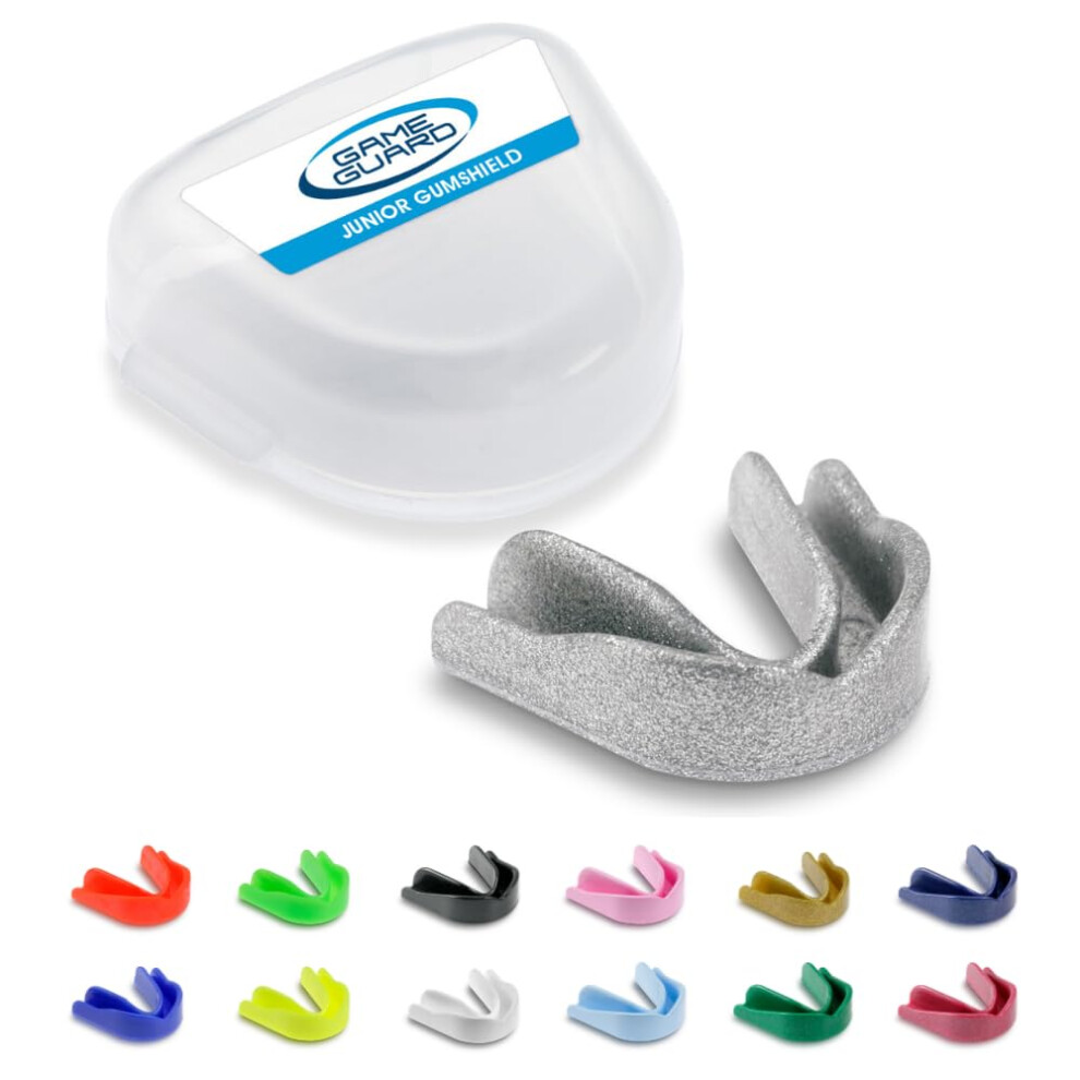 Game Guard Boil & Bite Mouth Guard/Gum Shield Â Mouldable Mouthguard/Gumshields - Junior/Kids/Childrens/Youth - Ce Approved, School Sports, Rugby, Hockey