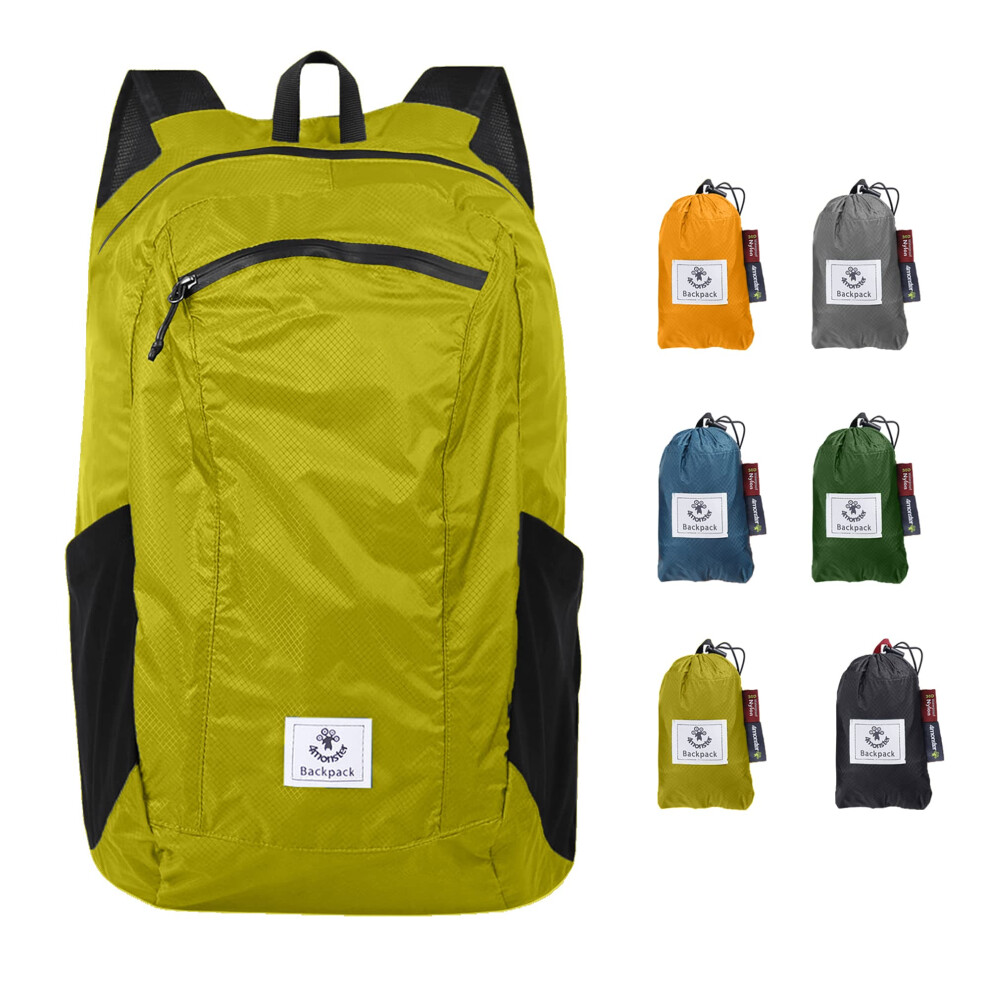 Photos - Backpack Packable  Ultra Lightweight, Foldable  Water Resistant, Hiking Daypack for Travel Camping Outdoor, Daily Wal
