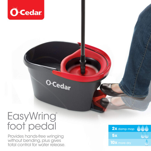 System, Cedar, Easywring + 3 Extra Refills, Spin Mop & Bucket with 3 Extra Refills 2