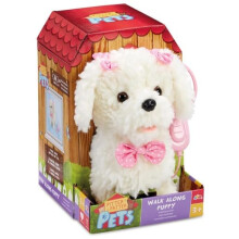 Walk Along Puppy Poodle Dog Electronic Pet For Children From 3 Years Poodle Dog Walking Toys Plush Kids Dog Lead Puppy Robot Dog Toy Dog Live Pets