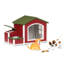 AN2832Z House –Toy Dog Figure Playset for Kids 3-Years-Old and Up (5 pc)