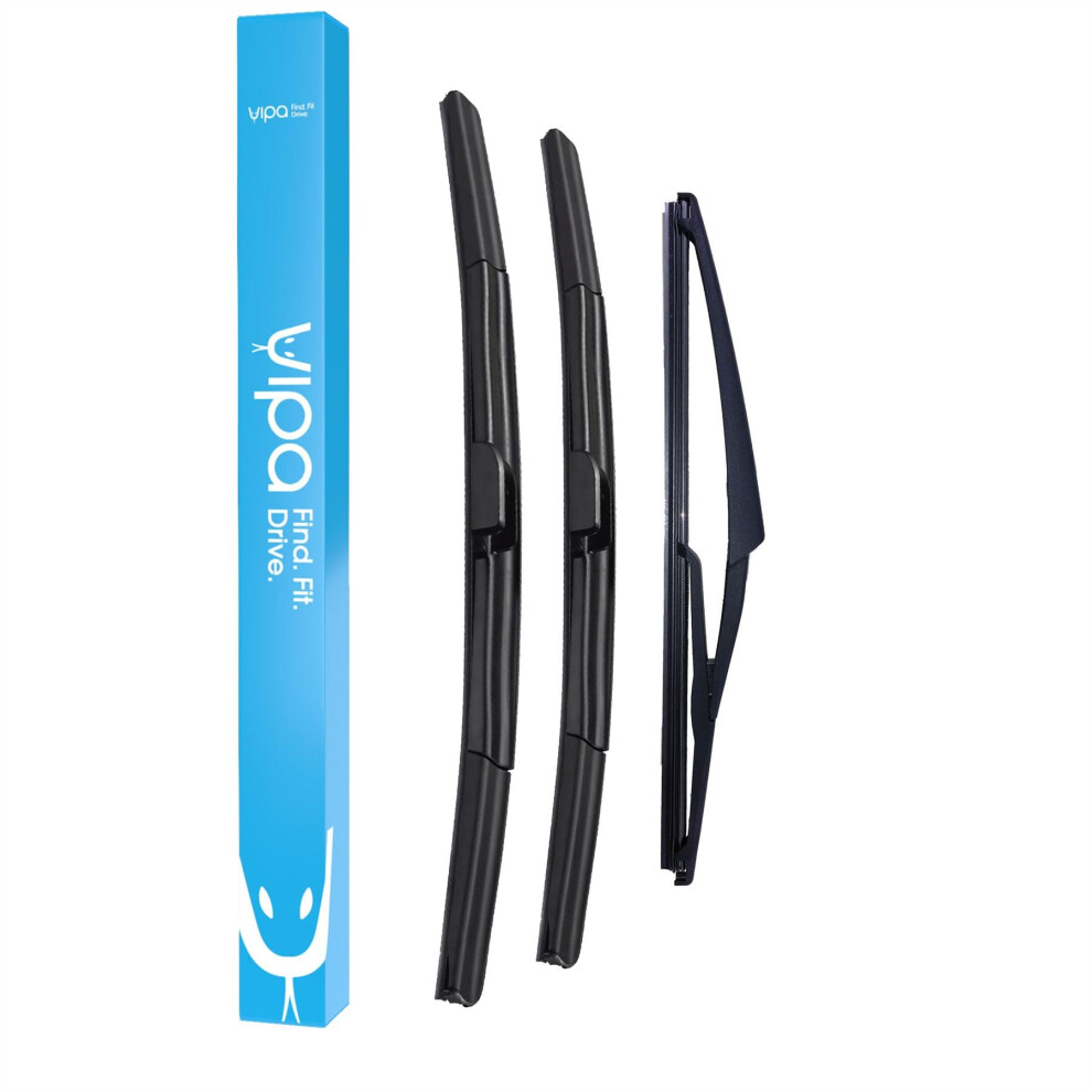 Vipa Wiper Blade Set Fits: Nissan Qashqai Suv Nov 2013 To Jun 2021 5056162285118