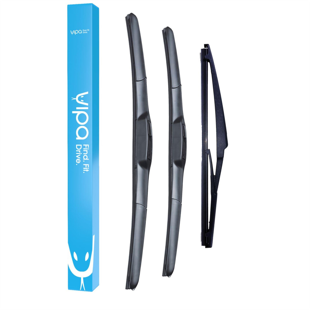 Vipa Wiper Blade Set Fits: Land Rover Discovery Sport Suv Sep 2014 Onwards 5056162285040