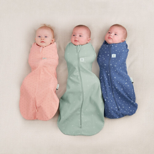 Cocoon Swaddle Sleep Bag 1.0 Tog - Sage - 0-3 Months 1
