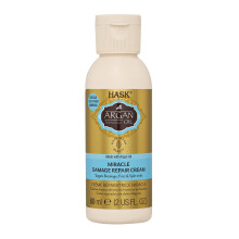 Argan Oil Miracle Damage Repair Cream for all hair types, colour safe, gluten free, sulfate free, paraben free - 1 60mL Bottle