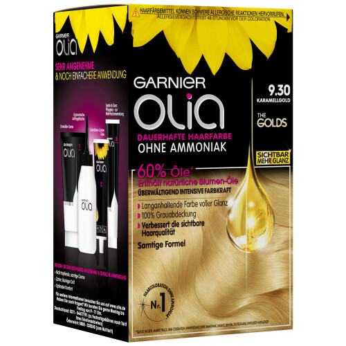Garnier Pysyvä Väri Olia 9.30 Karamelli Kulta 1