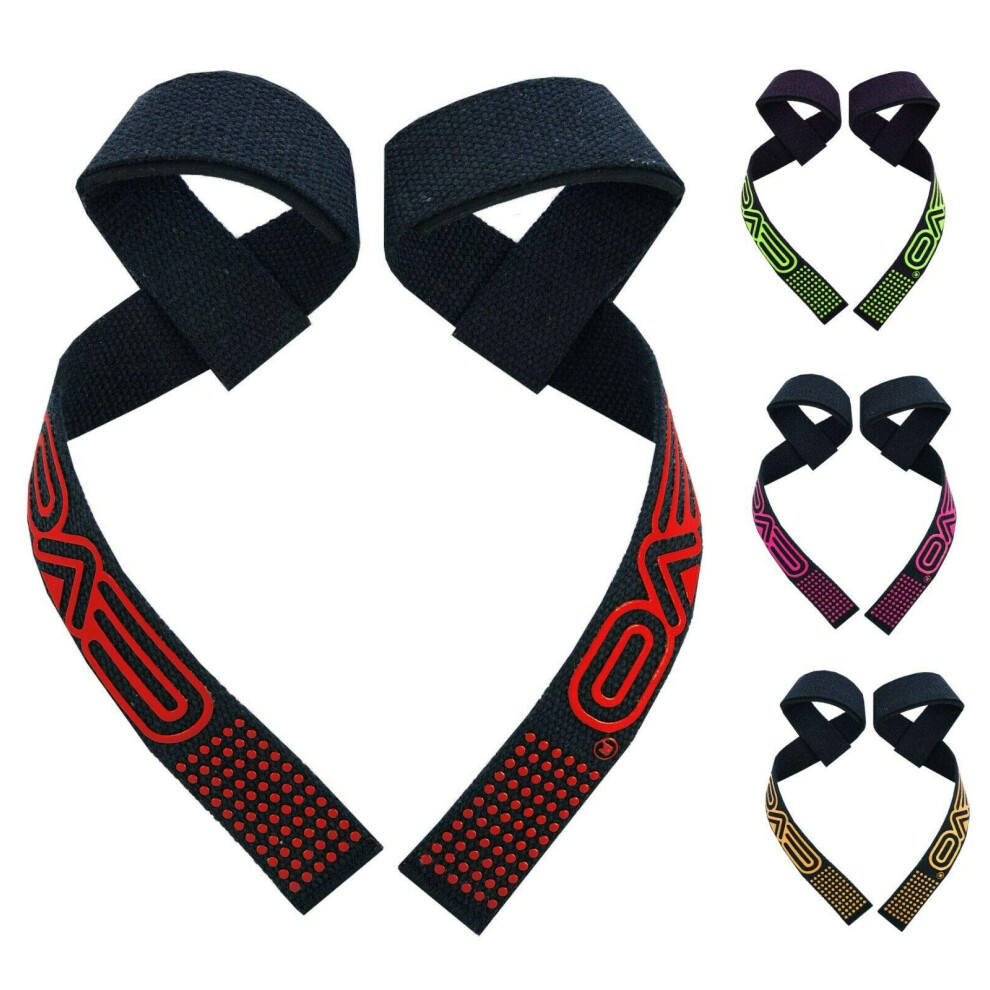 Photos - Other Trainers Weight Lifting Straps Gym Deadlifts Non Slip Flex Gel Grips Padded Hand Bar Wrist Support Wraps Powerlifting Bodybuilding Pa