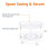 Amazon Clear 2-Tier rotating tray Turntable Organiser, 30.5 cm 3
