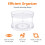 Amazon Clear 2-Tier rotating tray Turntable Organiser, 30.5 cm 2