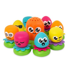 Toomies Octopals Number Sorting Baby Bath Toy | Educational Water Toys For Toddlers | Suitable For 1, 2 and 3 Years Old Boys and Girls, Multicolor