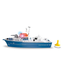 5401, Police boat, Plastic, Blue/White, Water cannon, Light, Sound, Stern flap, Incl. buoy