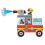 Janod - Magnéti'Book Firefighters - 60-Magnet Educational Game with 18 Model Cards - Children's FSC Cardboard Toy - Develops Dexterity & Creativity - 3 5