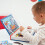 Janod - Magnéti'Book Firefighters - 60-Magnet Educational Game with 18 Model Cards - Children's FSC Cardboard Toy - Develops Dexterity & Creativity - 3 6