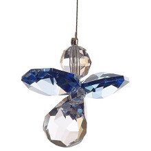 Hanging Crystal Guardian Angel Birthstone Suncatcher SEPTEMBER - SAPPHIRE - Embellished with Swarovski Crystals