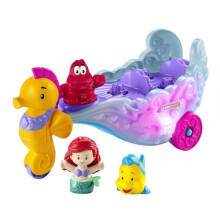 Fisher-Price Little People Hracka pre batolat Disney princezn Ariels Svietiaci n morn kociar s 2 fig rkami pre vek 18+ mesiacov