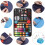 Sewing Kit,184 Pcs Premium Large Sewing Supplies with PU Case,38 XL Thread Spools,Scissors,Thimble,Threader,Needle,Suitable for 6