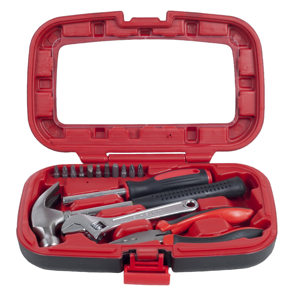 Photos - Tool Kit Household Hand Tools, Tool Set - 15 Piece by Stalwart, Set Includes â Hammer, Wrench, Screwdriver, Pliers ( for Th