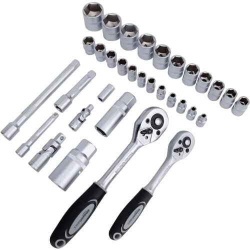 Amazon Household Tool Set, 65 Piece, Black 2