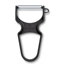 Rapid Straight Edge Fruit and Vegetable Peeler (Black) 5.5 x 2.7 x 0.6 in 6.0930.3
