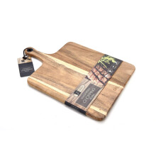 Bill F Since 1983 Acacia Wood Pizza Board/Serving Tray,Pizza Paddle Chopping Board Baking Shovel Cake Lifter for Moving Pizza, Cookies Pie, Cakes,