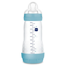 Colours of Nature Collection A153 Bottle Matte Finish Patented Anti-Colic Bottle Silicone Teat for Babies 4 Months and Above Pink 320 ml (Pack of 1)