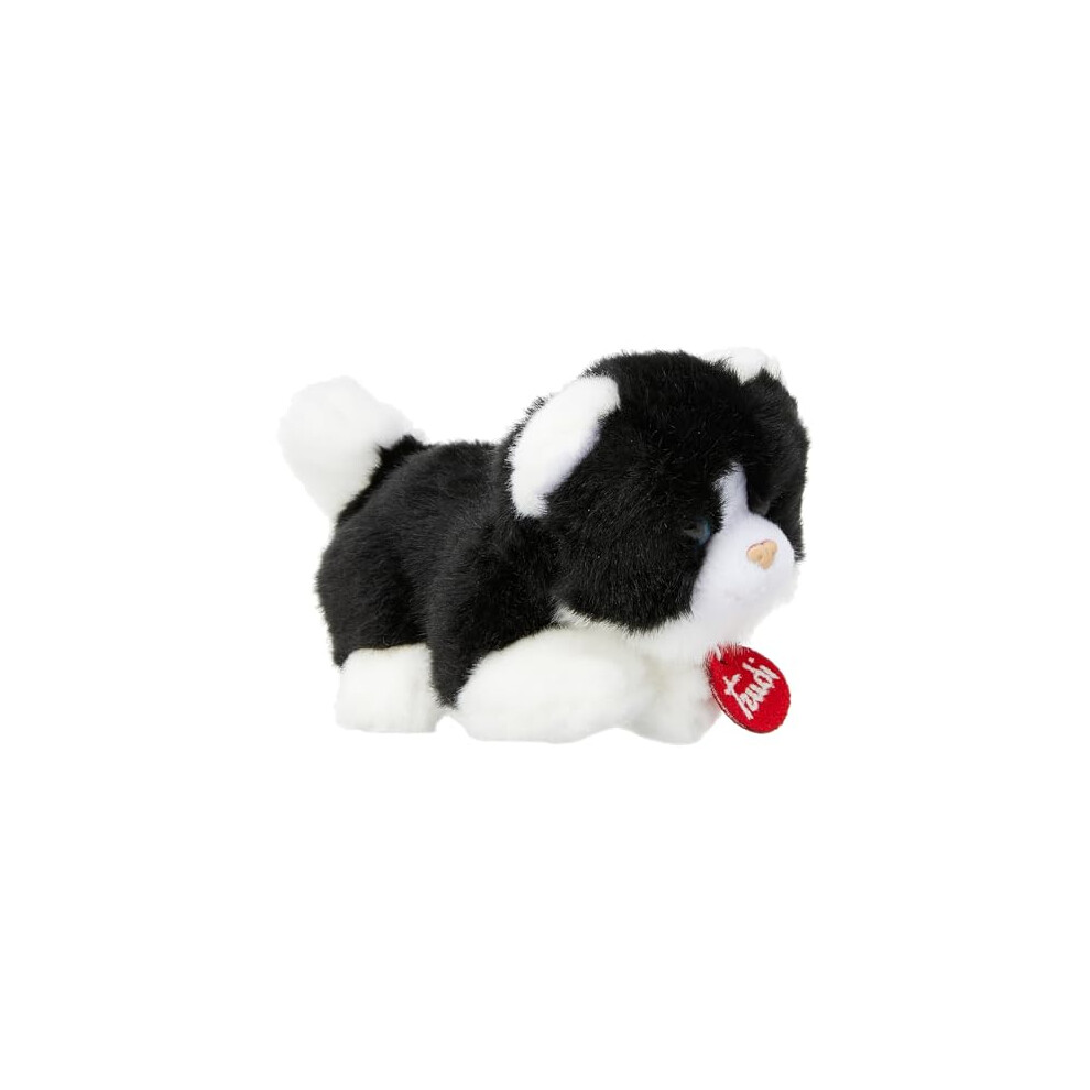 Trudi | Trudino Black and White Cat: plush kitten | Plush Toys | Suitable from birth