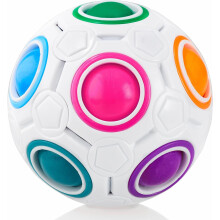 CUBIDI Magic Rainbow Ball I 3D Puzzles for Kids I Rainbow Puzzle Ball I Brain Teasers for Boys Ages 6-10 | Boys Toys I Teenage Boy Gifts | Travel