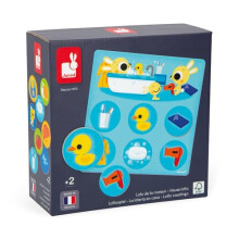 - House Bingo - 4 Boards and 24 Cardboard Tokens - Educational Game - Vocabulary and Concentration - FSC-Certified and Vegetable Inks - Made in France