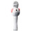 Bluetooth-Karaoke-Mikrofon mit SD-Kartensteckplatz, LED-Beleuchtung, Weiß 3