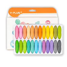 Peanut Crayons for Toddlers, Macaron 24 Colors Non-Toxic Crayons for Kids Ages 2-4, Easy to Hold Washable Toddler Crayons, Coloring Art Supplies Toys
