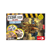 606101976 Escape Room The Baron, The Witch & The Thief Adventure-Family and Board Game for Puzzle Fans Including 3 Cases, from 14 Years