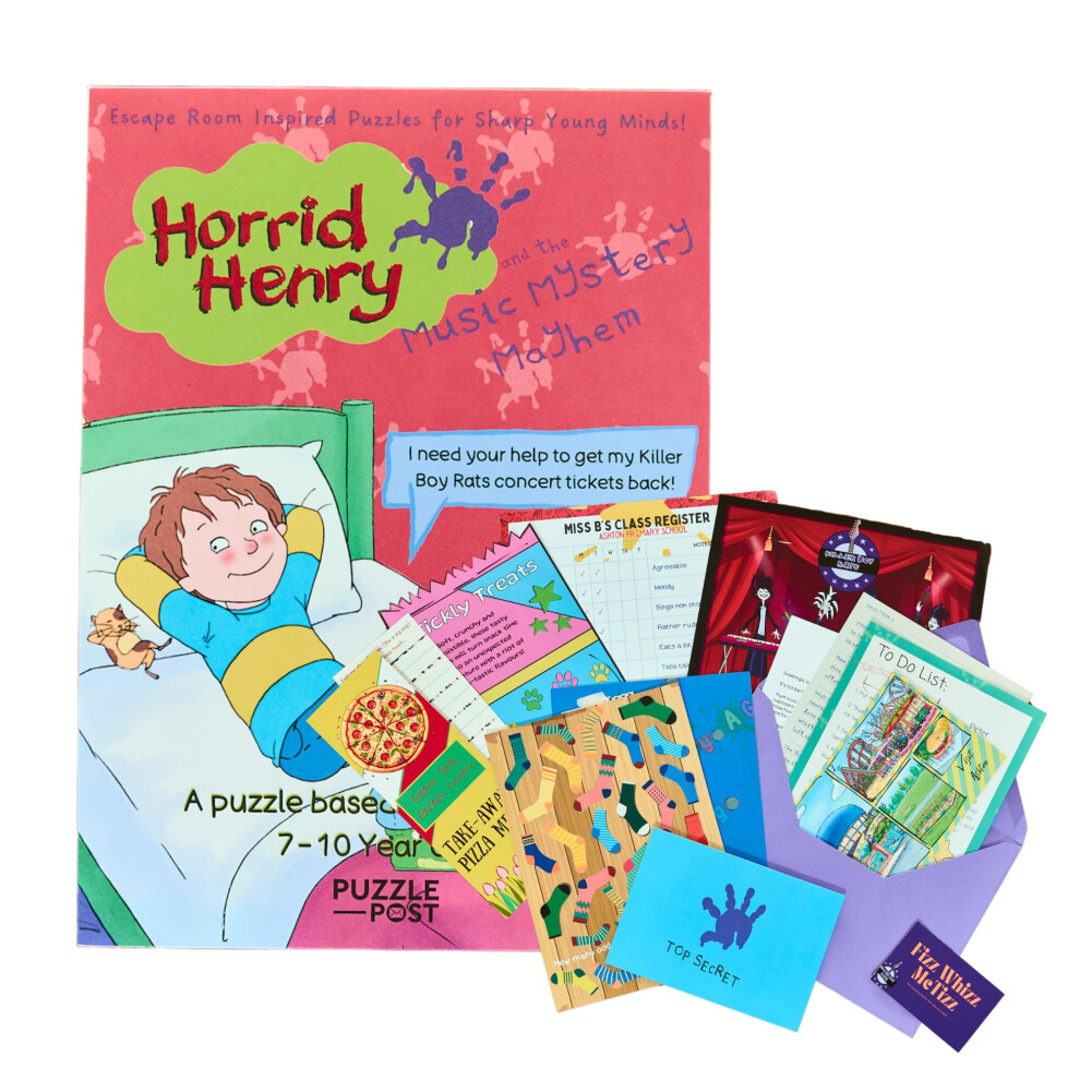 Puzzle Post Horrid Henry And The Music Mystery Mayhem | Kids Escape Room | Childrens Puzzle Game