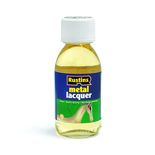 Rustins Metal Laquer, Clear, 125 ml (Pack of 1)