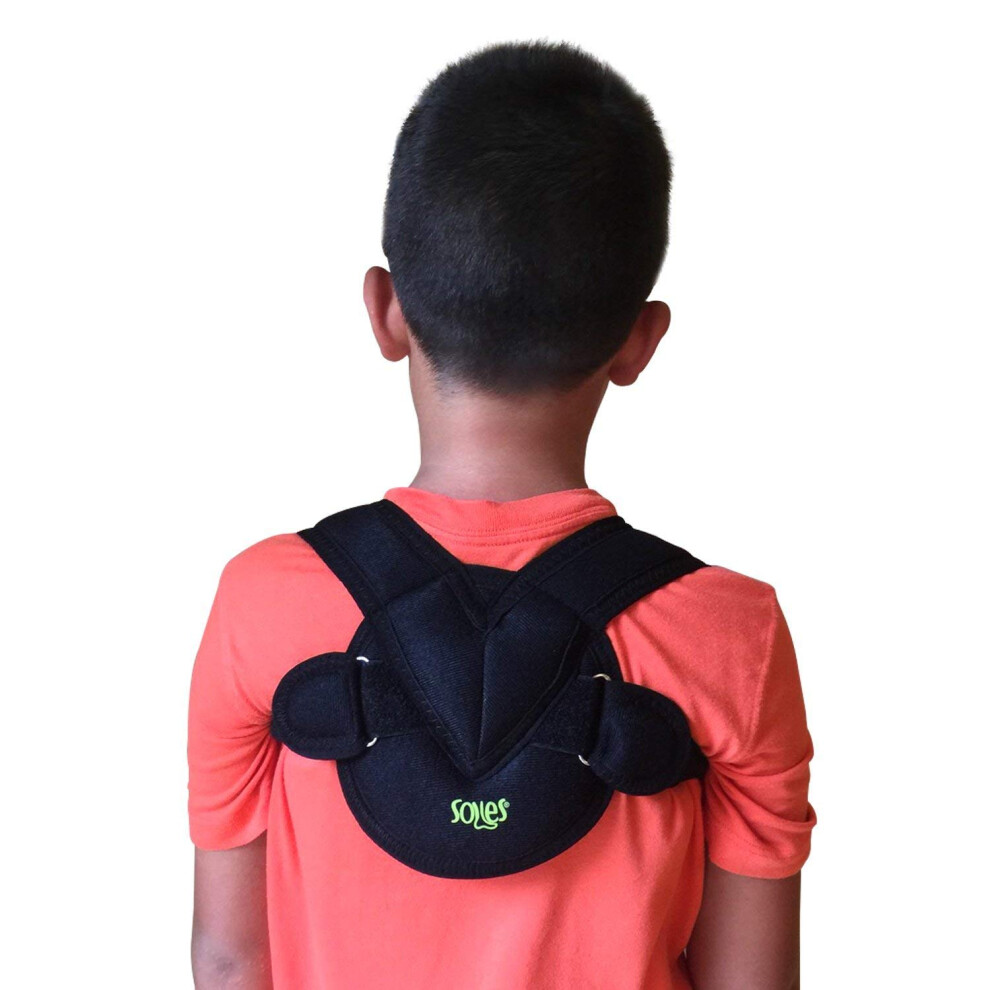 Soles Clavicle Bandage Adjustable, Flexible, Breathable Neoprene - Unisex - Improves Poor Posture & Osteoporosis, Clavicle Brace For Collarbone Injuries