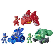 3-in-1 Combiner Jet Preschool Toy, Toy Set with 3 Vehicles and 3 Action Figures, Kids Ages 3 and Up, Multicolor, Medium