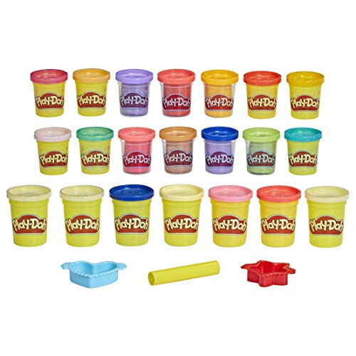Play-Doh Sæt med 21 krukker med Play-Doh tilbehør 1