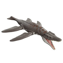 Dominion Roar Strikers Liopluerodon Aquatic Dinosaur Action Figure with Attack Motion and Sound, Toy Gift with Physical and Digital Play