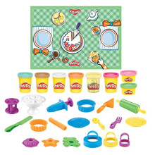 Kitchen Creations - Sweet Cakes Playset with 8 Colors, Playmat, Over 15 Tools