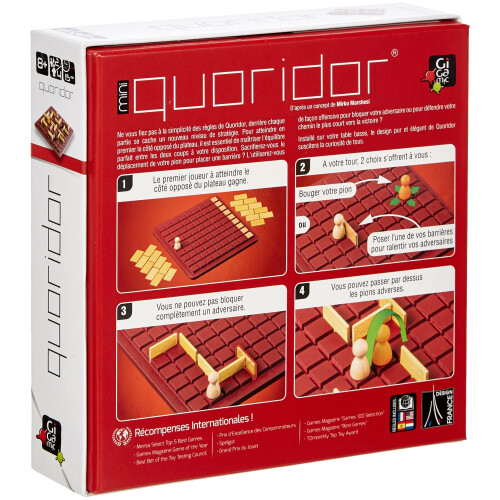 Gigamic Quoridor Mini FR Board Game 1