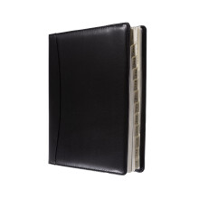 Elite Executive Day a Page with Appointments 2023 Diary - Black (1100V.99-23) - Complete Business Planner, Agenda and Journal Organiser