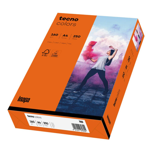 Coloured Printer Paper Tecno Colours 120 g/m² A4 250 Sheets Grey