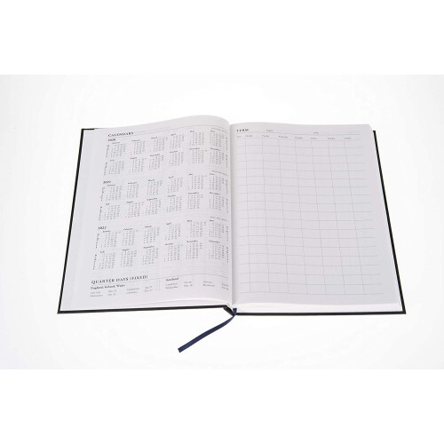 2024-25 A5 Page Per Day Academic/Mid-year Diary - Pink 1