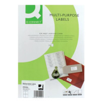 Multipurpose Copier Labels 105x148mm 4 Per Sheet White (Pack of 400) KF01004