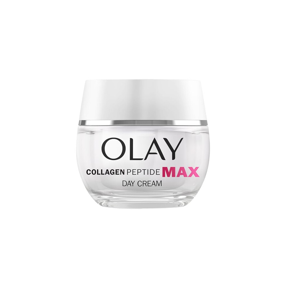 Collagen Peptide MAX Face Moisturiser Day Cream, Skincare Niacinamide 99% Purity & +50% Glycerin Anti Aging Menopausal Skin Care: Strengthens