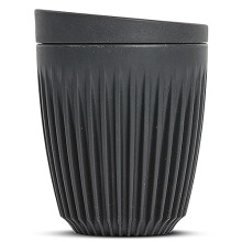 Coffee Cups with Lids - Reusable Coffee Cup with Unique Fins for Espresso, Cappuccino, Americano, Mocha - Insulated & Portable Latte Cups Made with
