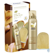 Time to Glow and Go Gradual Self-Tan Gift Set with a tan applicator mitt perfect gifts for her 1 piece